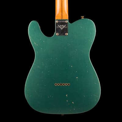 Fender Custom Shop Masterbuilt Dennis Galuszka Subsonic Telecaster Journeyman Relic Sherwood Green Metallic image 12