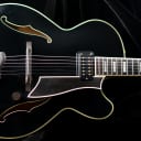 1984 Fender Venetian Cutaway Hollow  D'Aquisto Elite Archtop Jazz Guitar in  Ebony gloss out of Umanov’s shop*645-Rx