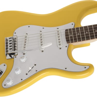 Squier FSR Affinity Strat Graffiti Yellow | Reverb
