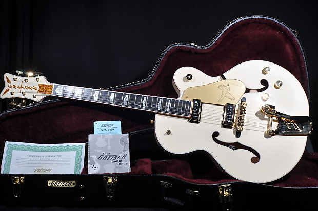 Gretsch G6136T-LDS 2015 White Falcon Guitar - Hardshell | Reverb