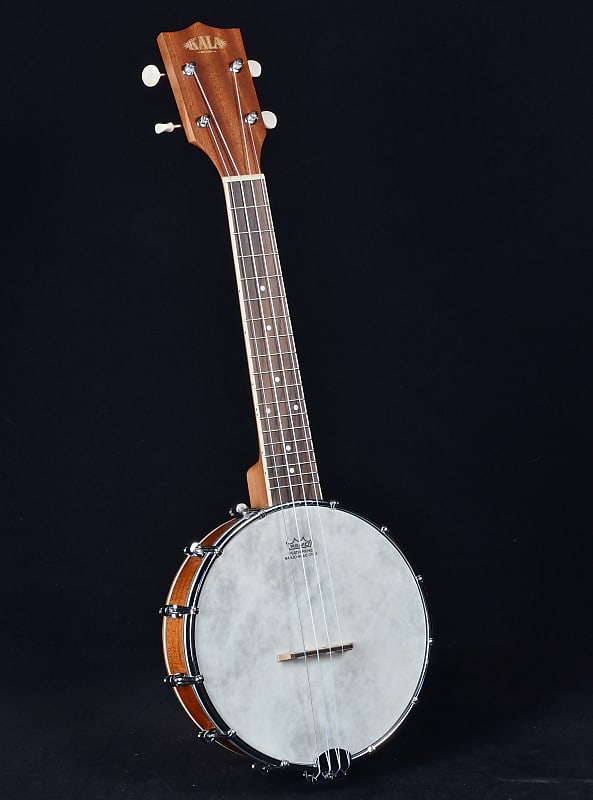 Kala KABNJMHGC Banjo Concert Ukulele Banjolele Natural Reverb