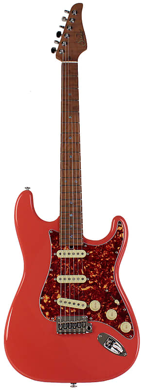 Suhr Select Classic S Guitar, Roasted Flamed Neck, Fiesta | Reverb