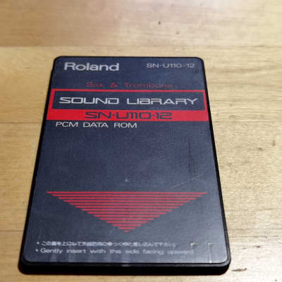 Roland Sound Library SN-U110-12 Sax & Trombone - Data ROM Card
