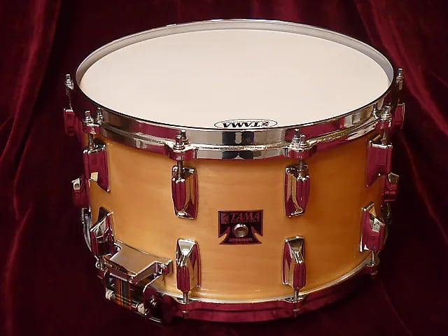 tama Vintage Tama 8x14 Granstar Snare Drum Chrome Over Birch Wood