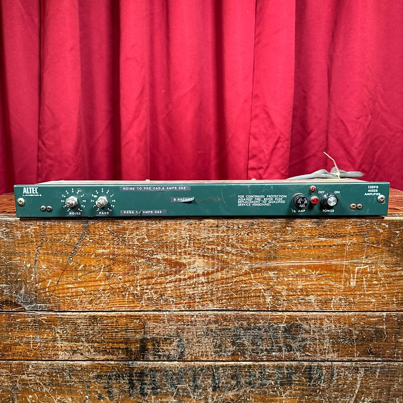 Vintage Altec Lansing 1589B 2Channel Mixer Amplifier 2 Reverb UK
