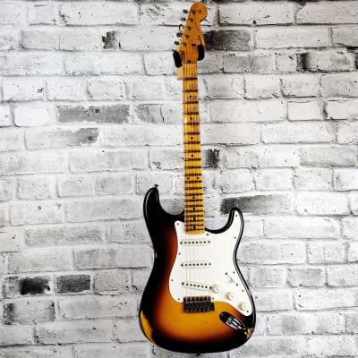 Fender Custom Shop Limited Edition Fat 50s Strat Relic, 1-Piece Maple Neck, Wide Fade Chocolate 2-Color Sunburst for sale