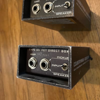 Two vintage Countryman Type 85 Compact Active DI Boxes | Reverb Canada