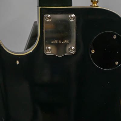Vintage Mozz Single Cutaway Electric Guitar with Gigbag - Black - MIJ image 7