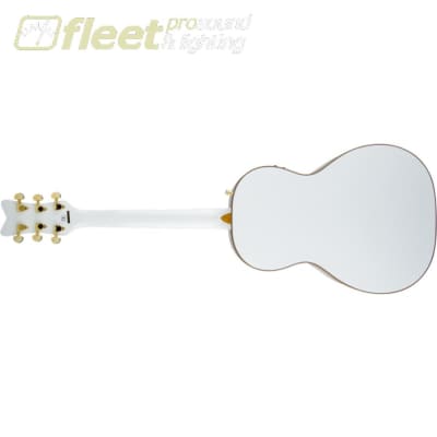 GRETSCH G5021WPE RANCHER™ PENGUIN™ PARLOR ACOUSTIC/ELECTRIC, FISHMAN® PICKUP SYSTEM, WHITE (2714014505) image 2