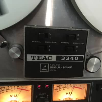 TEAC 3340 10.5 Inch 4 channel stereo quadrophonic reel to reel tape deck recorder image 5