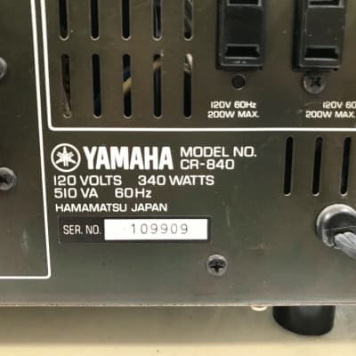 Audiophile Yamaha Natural Sound CR-840 Stereo Receiver 60 Watts image 9