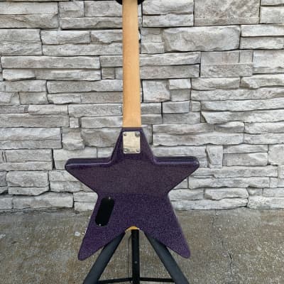 Daisy Rock Debutante Star purple electric guitar Chrome