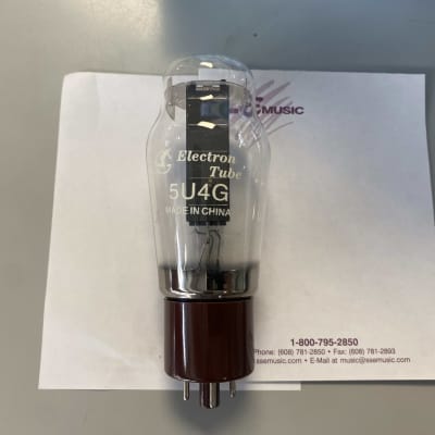 (NOS) Electron Tube 5U4G For Mesa Rectifier Heads/Amps Made in China-2018 image 3