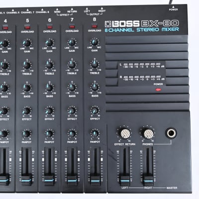 Boss BX-80 8-Channel Stereo Mixer | Reverb Canada