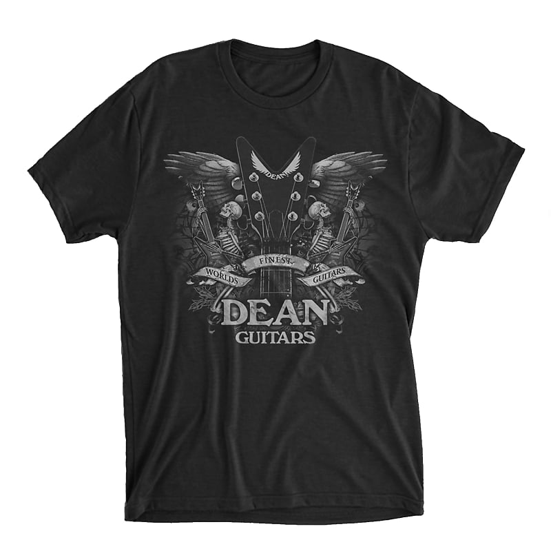 Mint Dean Guitars Worlds Finest Guitars Tshirt, M image 1