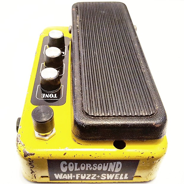 Vintage Colorsound Wah Fuzz Swell Original 1970s Sola Sound