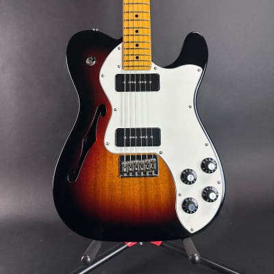 Used 2012 Fender Tele Thinline Deluxe Sunburst w/bag TSU17080