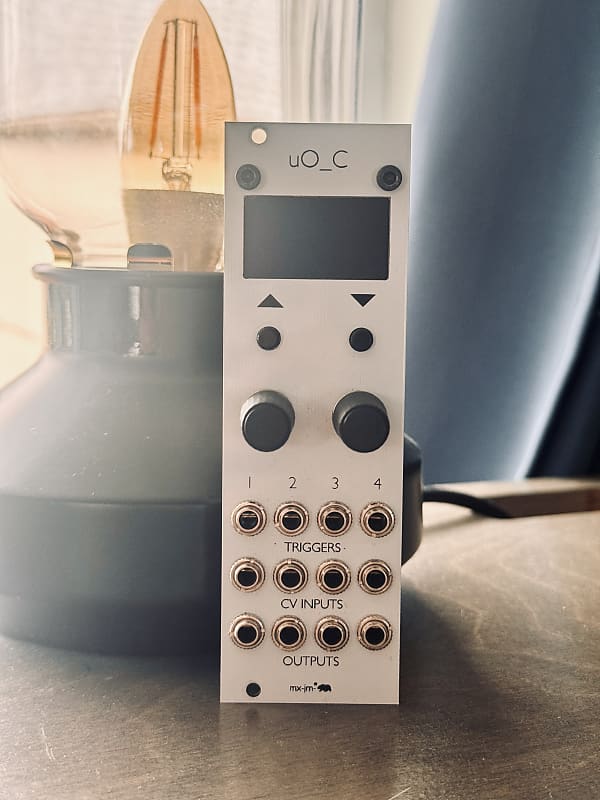 Micro Ornament and Crime (uO_C) Eurorack Module White Panel Reverb