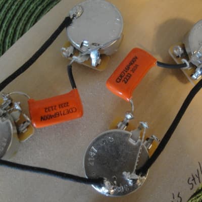 Wiring for Epiphone Les Paul Cts Switchcraft Cde 50's style image 2