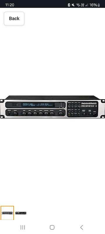 Rocktron Prophecy Preamp II image 1