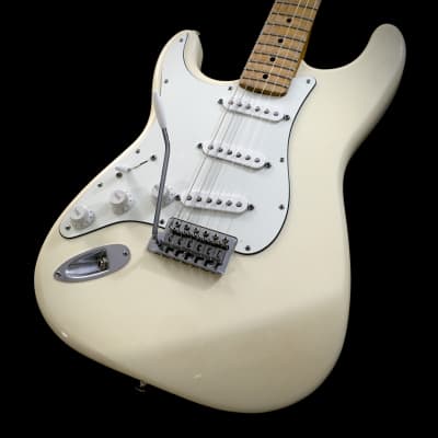 LEFTY! Vintage Fender MIJ ST67 Custom Contour Body Relic Strat Body Hendrix Blonde Guitar CBS Reverse HSC image 10