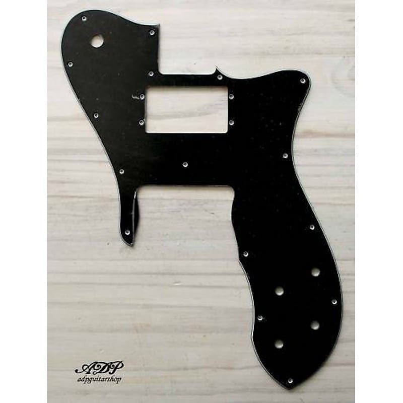 Telecaster Black 3 ply Telecaster Pickguard WD music | Reverb