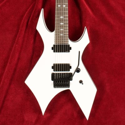 B.C. Rich Warlock Legacy Extreme 7 with Floyd Rose - Gloss Glitter Rock White image 1