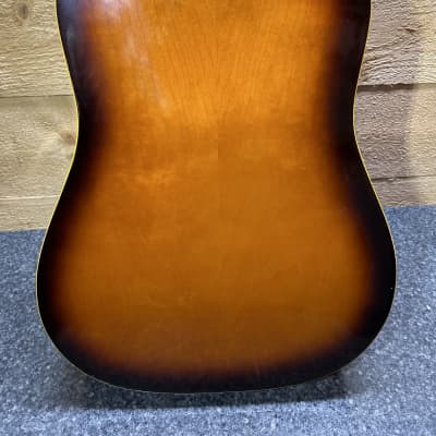 Framus Texas western 60’s 6 string acoustic guitar Sunburst image 5