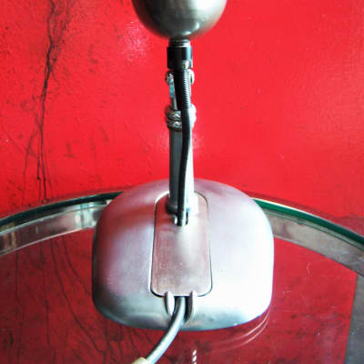 Vintage 1940's RCA MI-12017 dynamic microphone High Z w cable & Atlas DS10 stand prop display image 8