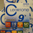 Cleartone Electric 9s Treaded Nickel plated 9-42 Super Light 12 sets + 1 Free 11s Medium set