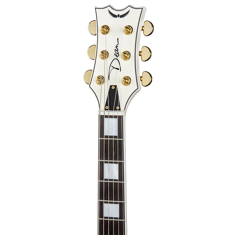 Dean Colt Bigsby w/Piezo Vintage White Semi Hollow COLT B VWH | Reverb