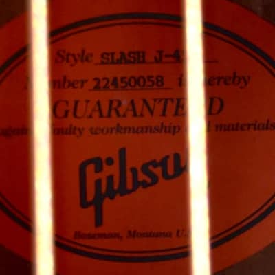 Gibson Slash Signature J45 2000s - Sunburst image 3