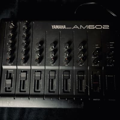MINT VINTAGE Yamaha AM602 Portable Mixer 1990s - Matte black