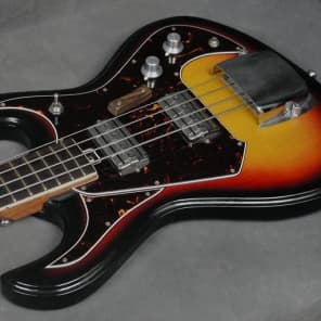 Vintage Teisco/Kingston Bass Guitar, 4-String, Made In Japan, MIJ, w/Case image 8