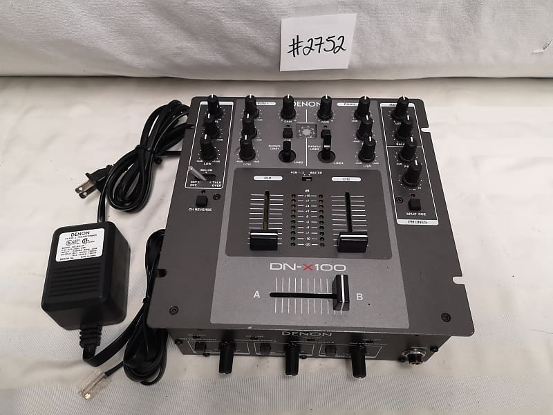 DENON DN-X100 2 CHANNEL PROFESSIONAL DJ MIXER #2752 | Reverb