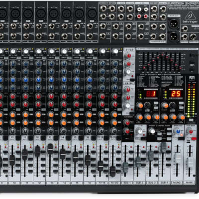 Behringer Eurodesk SX2442FX Mixer with Effects Bundle with Gator G-MIX 20