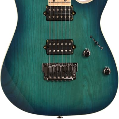 Ibanez Prestige RG652AHMFX Electric Guitar - Nebula Green Burst image 4