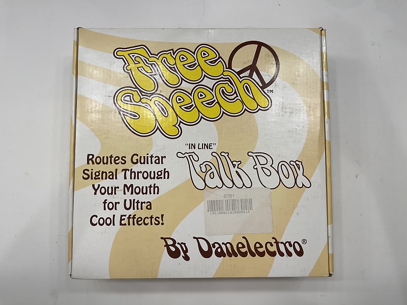 Danelectro DTB-1 Free Speech Talk Box Vocal Guitar Effect Pedal + Tube & PSU image 1