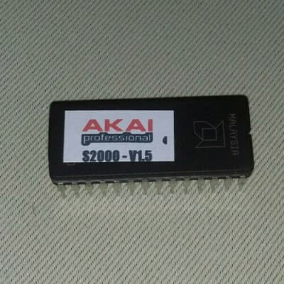 EPROM - AKAi S2000 sampler Operating System ROM firmware - v1.5 + bonus sticker AKAi