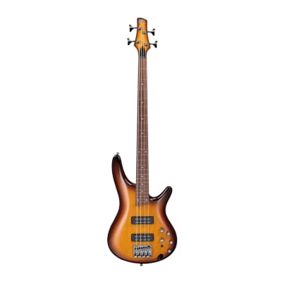Ibanez SR Standard 4-String Fretless Electric Bass (Brown Burst) image 1