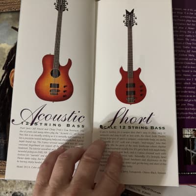 Hamer Catalog 1996 Standard artist Archtop eclipse 12 string special mirage Duo Tone. P-90 T 51 vintage S Daytona Californian chaparral bass Cruise bass slammer image 16