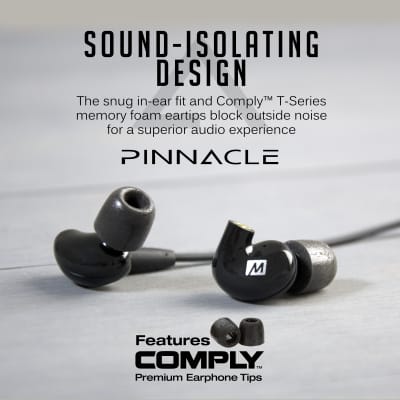 MEE audio Pinnacle P2 High Fidelity Audiophile in-Ear Headphones with Detachable Cables image 8