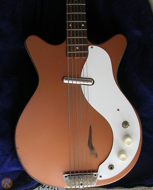 Danelectro Shorthorn 6-String Bass 3612 Copper image 1