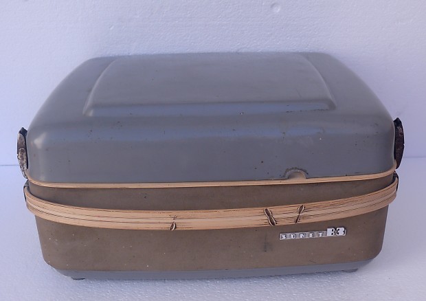 Vintage retro TESLA SONET B3 portable reel to reel Valve TUBE recorder tape  deck player 1960's