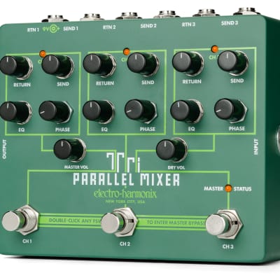 Electro-Harmonix EHX Tri Parallel Mixer Effects Loop Mixer / Switcher Pedal image 3