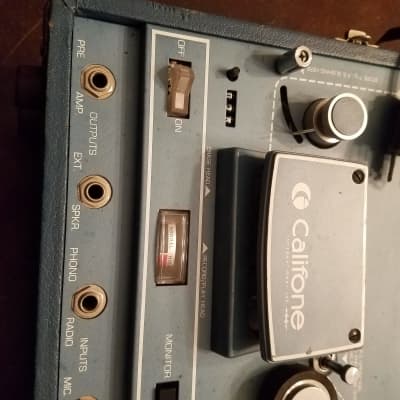 Califone 70-TC Reel Tape Recorder R2R Solid State 1970 - Light Blue image 11