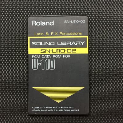 Roland U-110 Card -> SN-U110-02 -> Latin & FX Percussion