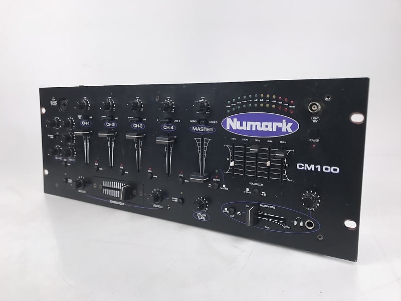 Numark CM100 DJ Mixer 4 Channel Full Width | Reverb