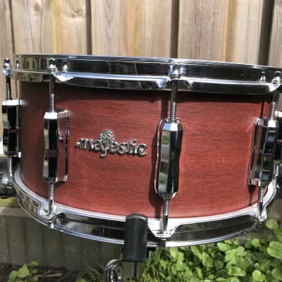 Majestic Endeavor snare 14x6 Thin birch Shell with rerings image 1