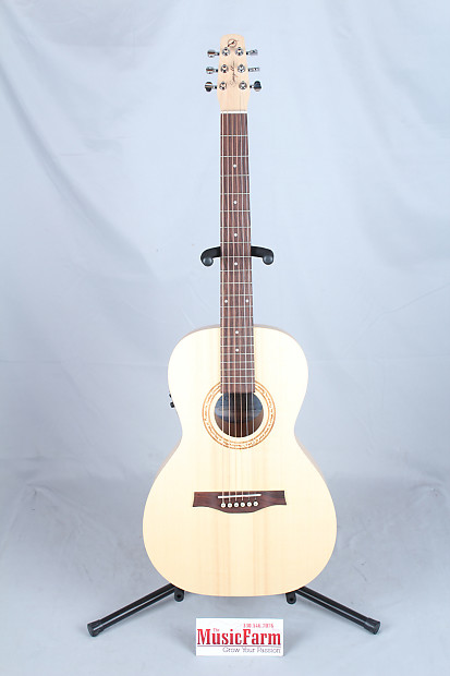 Seagull Excursion Natural Grand SG Parlor Acoustic Electric Guitar